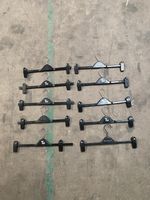 10 PC Plastic Adjustable Clip Coat Hangers for Trousers