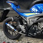 Suzuki GSXS 125 | GSXR 125 Full Exhaust System BLUE TIP Silencer 2017-2024