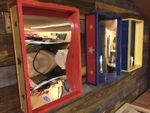 Handmade circus style "hall of mirrors" wall mounted. Funfair Fairground