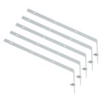 Gutter Top Rafter Bracket UNIVERSAL Galvanised Steel Fascia Fixing 300mm 5 Pack
