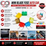 Mini Blade Fuses High Quality For Car Van Bike 5A 7.5A 10A 15A 20A 25A 30A