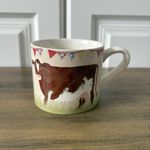 Laura Ashley Home Coffee Mug Mr & Mrs Cow Bunting Bull Heifer Country Show Cup