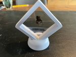 Cummingtonite - mineral sample Gift in white floating display case