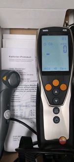 Testo 435-2 Handheld CO Gas Analyser Meter Kit with Probe