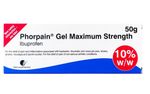 Phorpain 10% Anti Inflammatory Sprains Pain Relief Gel - 50g