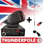CB Radio Kit | Thunderpole T-800 + Plug + Apollo Mag Kit | 12v CB & Antenna Pack