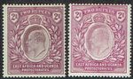 KENYA, UGANDA & TANG. East Africa & Uganda: 1903-07 Collection mint - 45119