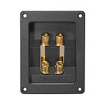 DYNAVOX Bi-Wire Speaker Connection Terminal Double Gold-Plated Rectangular
