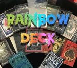 Rainbow Deck Magic Trick With Rare Playing Cards