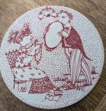 Bjørn Wiinblad Wall Plates For  Nymolle. “September ” SAISON START