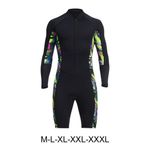 Men.5mm Wetsuit Shorty Long Sleeve Premium Neoprene Shorts