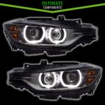 BMW 3 Series F30 F31 2012-2015 Headlights Headlamps Xenon Look LED Angel Eyes