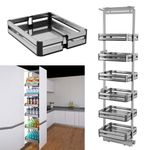 Pull Out Kitchen Larders Soft Close Slide Out Storage Cabinet Wire Basket Drawer