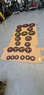 207 kg Ziva Olympic Weight Plates Urethane  Commercial Gym Equipment 