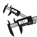 100mm Digital Vernier Caliper Electronic Carbon Fiber Measuring Gauge Tool