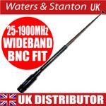 WATSON W-889 Telescopic Scanning Antenna 25-1900MHz. BNC Connector