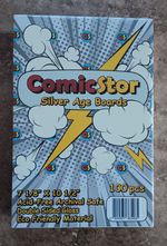 ComicStor Comic Book Backing Boards – Silver Age 100 Pack