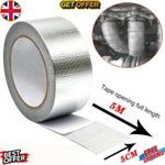 Exhaust Leak Bandage Tape Repair Wrap Noise Silencer High Temp Bandage Hole Fix