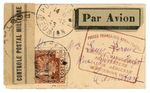 Reunion 1943 Censor Mail Cover to Madagascar - Reopening of Air Service