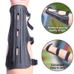 Archery Arm Guard Traditional Leather Bracer For Longbow & Bow Recur Prof