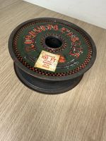 Ripaults Cables Vintage Tin Metal Reel Retro Spool Collectible Green Red