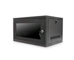 6U  19 Inch  Rack Data Wall Cabinet - Glass Door  With Key
