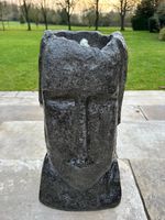 Easter Island Head Water Feature With Light Garden Gift Outdoor Decor Decoration