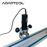Trend T4EK 1/4" Router Guide Rail Adaptor for Makita Guide Rail