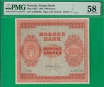 Norway 100 kroner 1945, P28a1, highest grade sold @ ebay for such a large note!