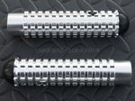 Race Foot Pegs For Rearsets 8mm Fixing Silver CNC Aluminium Universal Fit M8