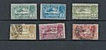 india stamps pre-1947 air mail 1929 used set as scan