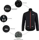 Mens Waterproof Cycling Jacket Breathable Lightweight  Hiking Running Coat uk