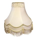FULLY LINED CREAM/GOLD TABLE LAMP SHADE 10" 12" 14" 16" 18" 22" Cream Shade