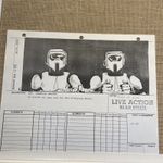 STAR WARS RETURN OF THE JEDI storyboards movie props George Lucas  At-st Driver