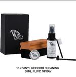 Vinyl Record Cleaner Kit 30ml Velvet Brush/Liquid Fluid Spray/Gel Qty x10-300ml