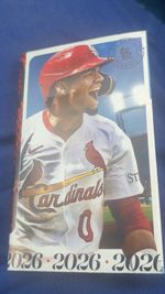 2026 St Louis Cardinals Baseball Fixture Guide Poster