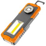 Rubber Grip Rechargeable LED Work Light Mechanic Work Inspection Lamp Hand Torch