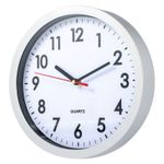 Round Wall Clock Simple Bedroom Kitchen Clocks Quartz Sweep Movement Office Home