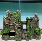 Aquarium Fish Tank Ornament Castle Decoration Hiding Cave