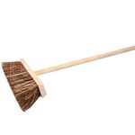 Exterior Wooden Broom Handle & 12 inch Head - Cleenol 135512WH
