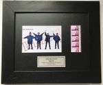 Hand crafted display featuring original 35mm filmcells for The Beatles HELP fans