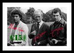 THE PROFESSIONALS - CI5 BODIE & DOYLE AUTOGRAPHED SIGNED & FRAMED PHOTO PRINT