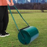 30L Lawn Roller | Manual Metal Grass Roller Water Sand Filled Gardening
