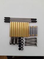 5 x Gun Metal Slimline Pen Kits - 7mm - Free Postage