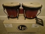 LP ASPIRE WOOD BONGO DRUMS (RED) LPA601-RW