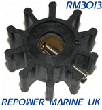 Impeller for Jabsco Pump, Replaces #: 18653-0001