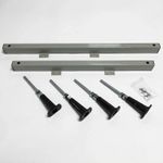 Bathroom City Universal Bath Leg Kit Adjustable Feet Chrome Shower Bath Support