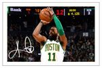 KYRIE IRVING BOSTON CELTICS AUTOGRAPH SIGNED PHOTO PRINT BASKETBALL
