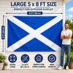 SCOTLAND SCOTTISH FLAG 8X5FT 244*150CM St Andrew's Cross