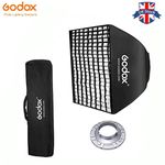 GODOX 60 x 60cm Studio Flash Honeycomb Grid Softbox for Bowens Mount Speedlites